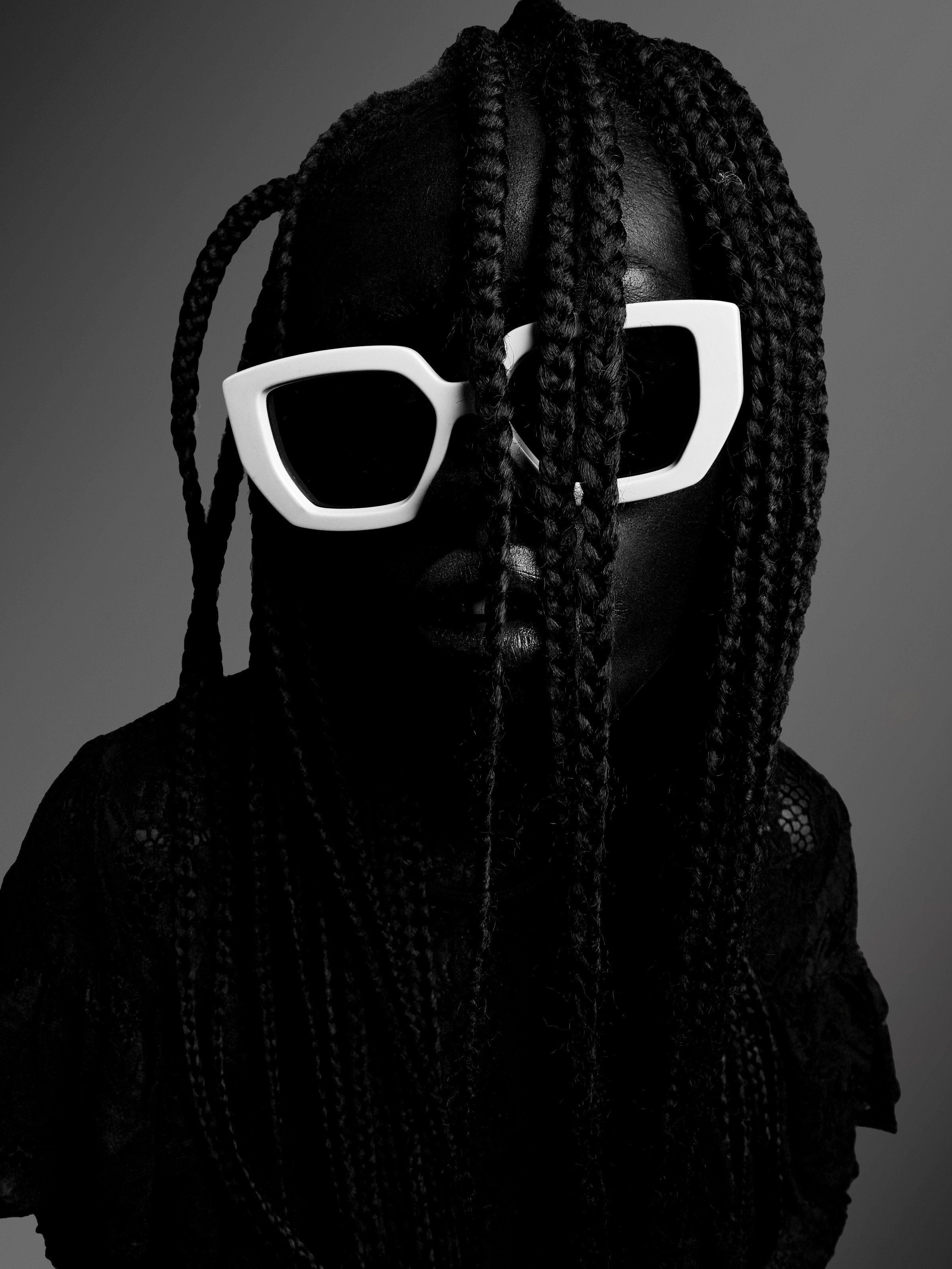 Wide fashion image in motion
